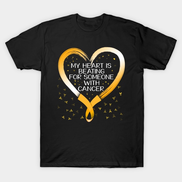 my heart appendix cancer awareness T-Shirt by TeesCircle